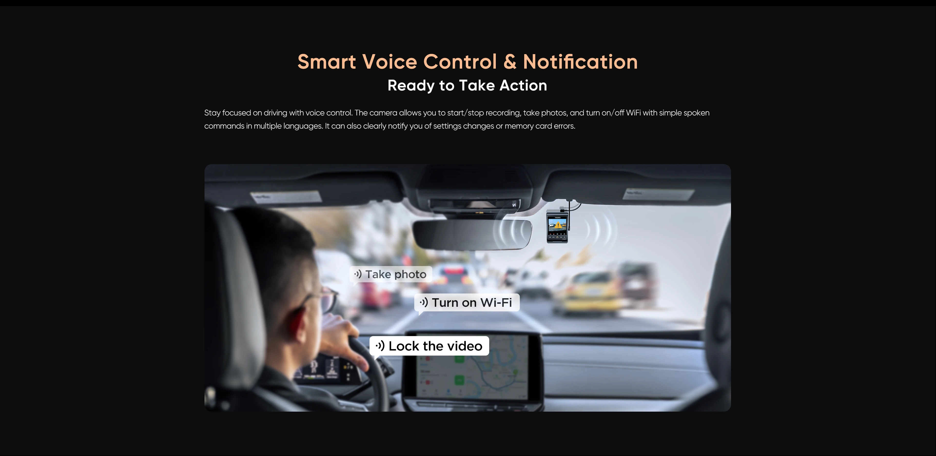 VIOFO A329S 2CH 4K 60FPS+2K HDR GPS Wi-Fi 6 Dash Cam with Sony STARVIS 2 Sensor, Support SSD Storage, Low Power Impact Detection