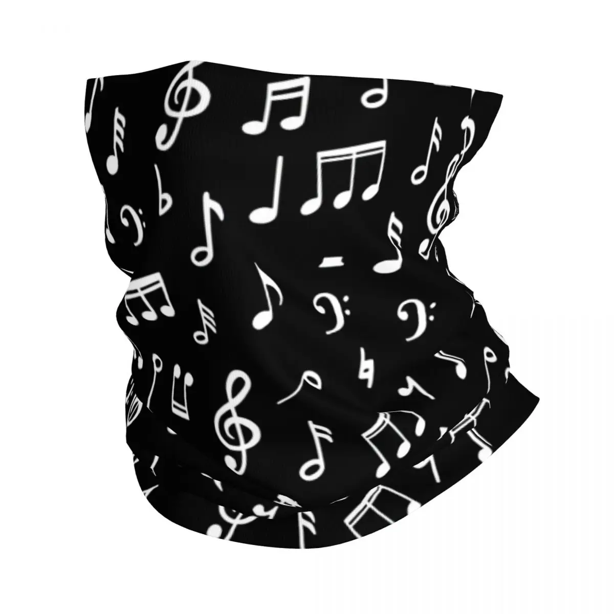 Calcetines de notas musicales para hombres, diadema, calentador de cuello, esquí, correr, tubo, bufanda, médico, enfermera, cara, Bandana, polaina