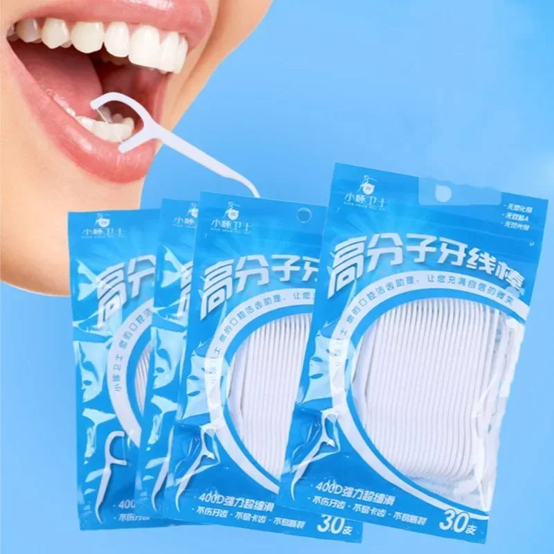 Disposable Dental Floss Cleaning Tooth Stick Pick Interdental Brush Flosser For Teeth Cleaning Products Dental Products