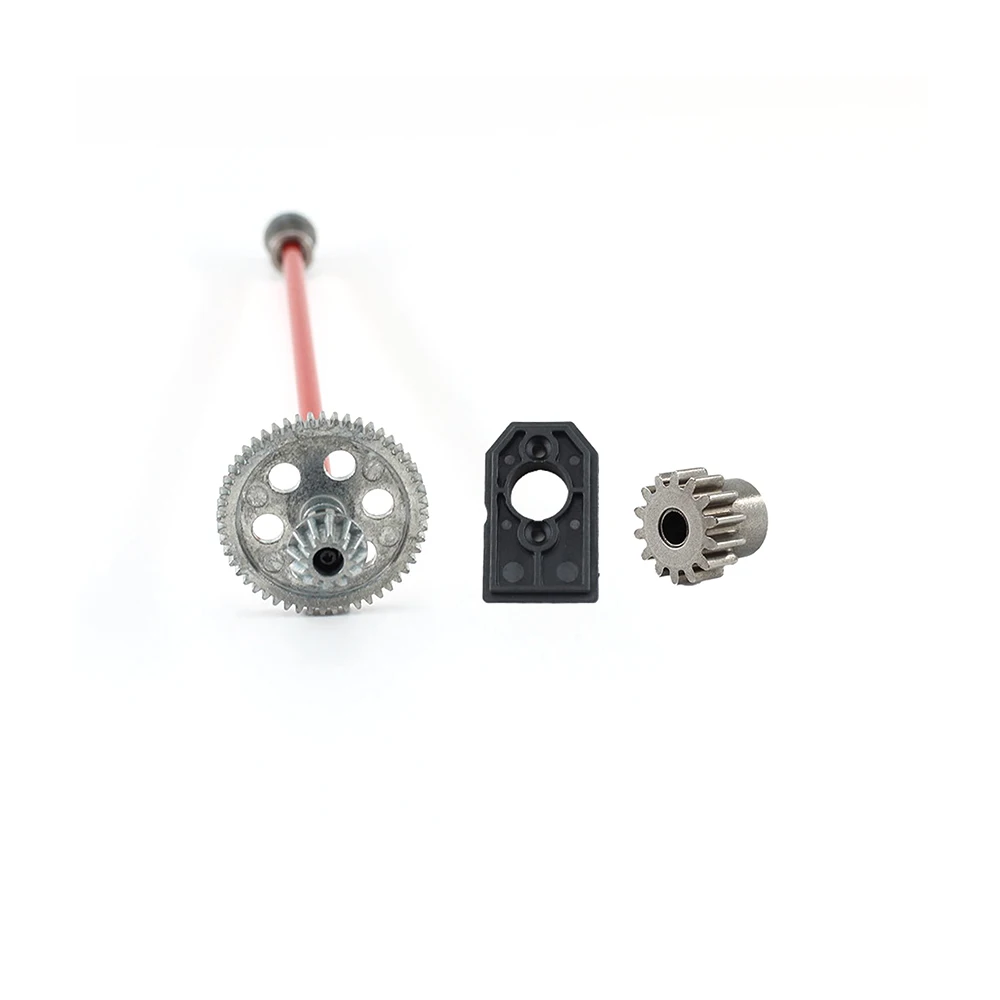3-In-1 Wear Parts Repair Kit Exclusively For Wltoys 124008 RC Car, Drive Shaft, Main Spur Gear, Pinion Gear And Gear Mount.