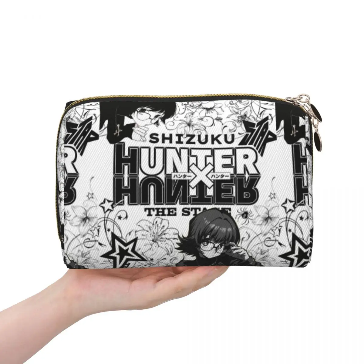 Japanese Hunter X Hunter Small Drop Shizuku Murasaki Women Cosmetic Bag Travel Makeup Organizer Pouch Toiletry Storage Dopp Kit