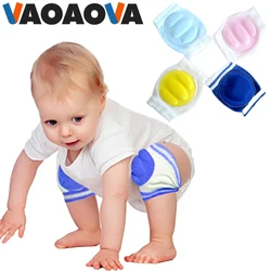 1Pair Baby Knee Pads for Crawling, Adjustable Safety Crawling Kneepad Cushion Infant Toddlers Leg Warmer Knee Support Protector