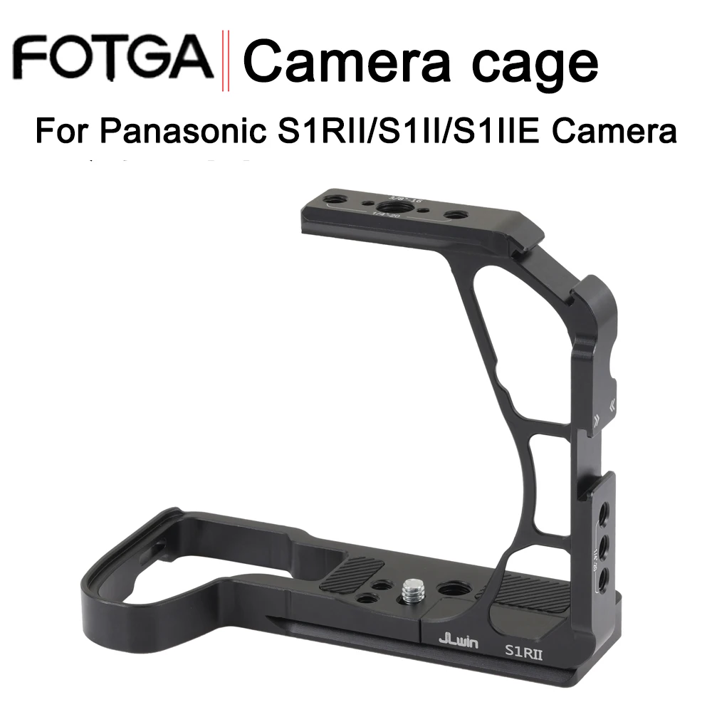 

Комплект клеток для камеры FOTGA для Panasonic S1RII/S1II/S1IIE, зажим Arca-Swiss, быстросъемная пластина для стабилизатора LUMIX S1RII/S1IIE