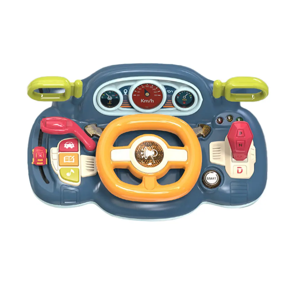 

Creative Simulation Car Steering Wheel Driving Educational Plaything for Kids Learning Driving Hands-on Ability Development