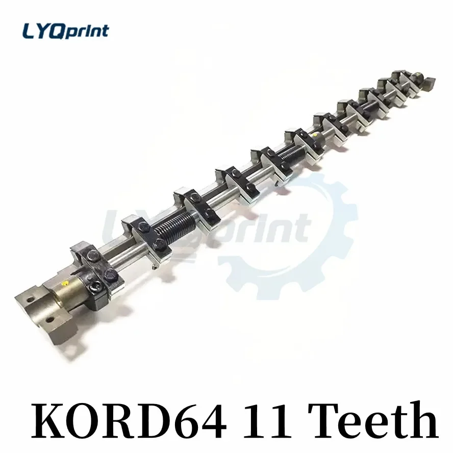 High Quality KORD64 Offset Printing Machine Parts 11 Teeth Delivery Gripper Bar For Heidelberg