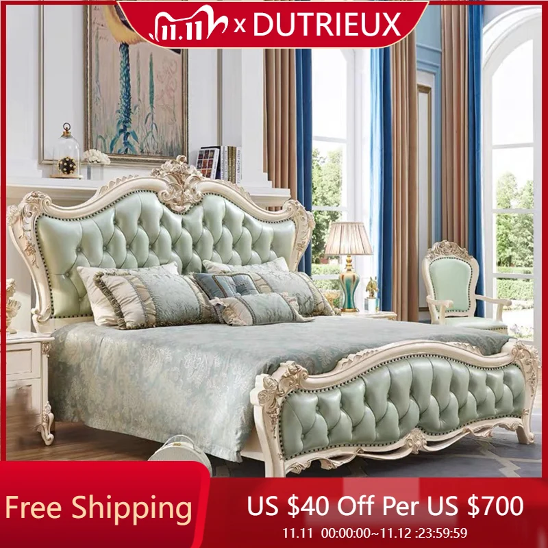 

Accent Nordic Bed Luxury Designer Modern Relaxing Sleeping Sun Clear Double Salon Bed Princess Camas De Casal Trendy Furniture