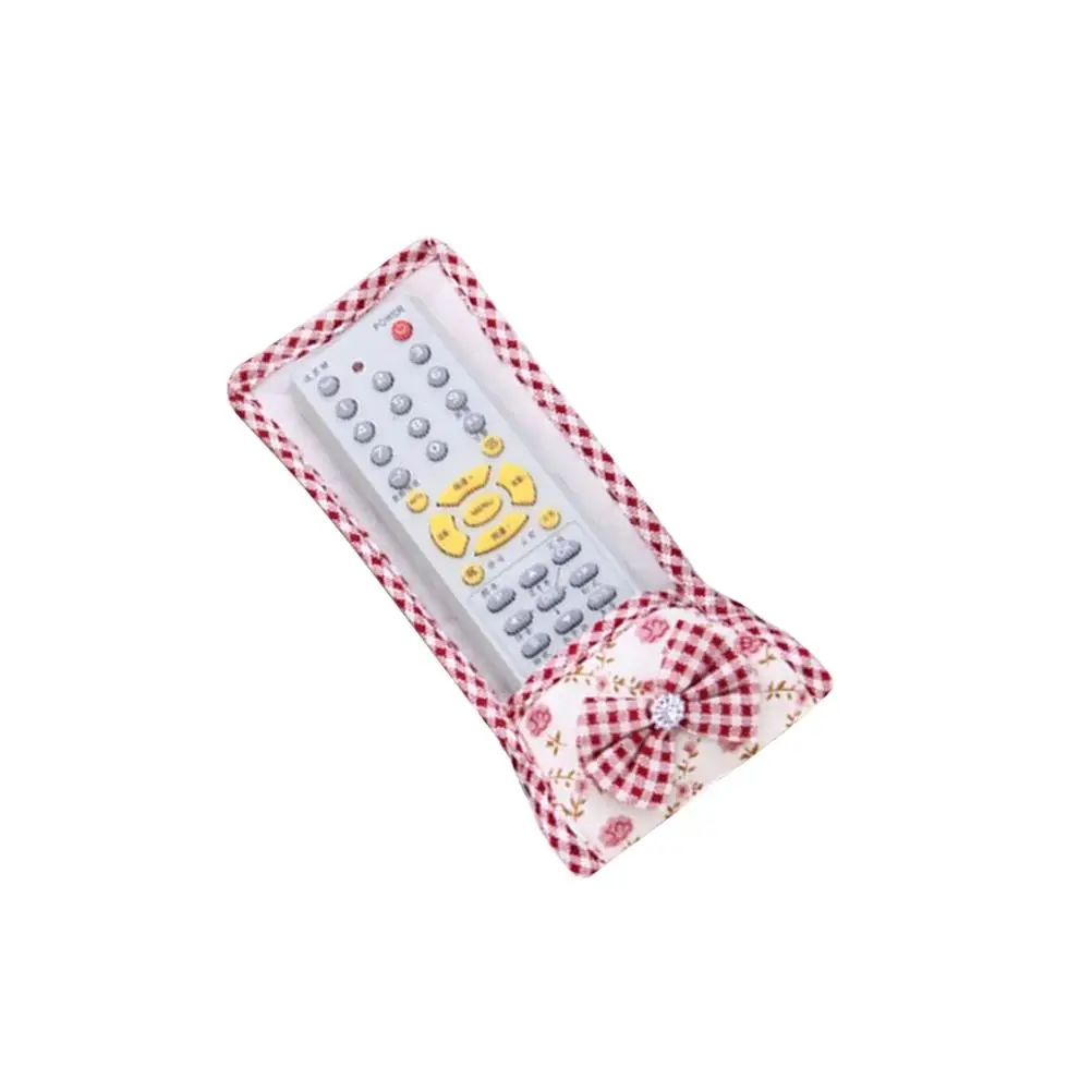 

Remote Control Cover Fabric Lace European Style Beautiful Dustproof Protective Case Cable Adapter Socket Compatible