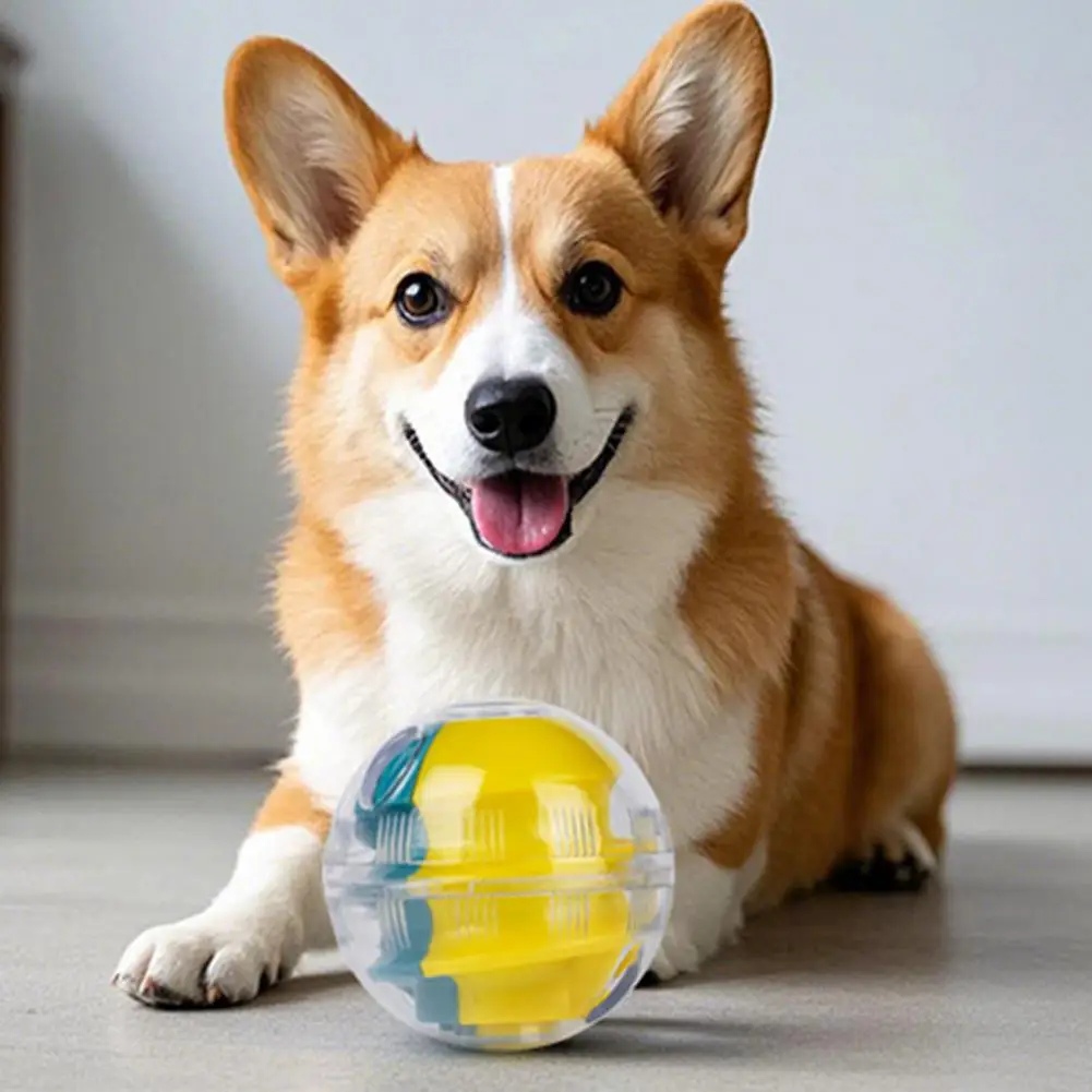 

Dog Treat Dispenser Ball,Adjustable Anti Choke Slow Feeder Treat for Puppy Healthy Eating Training And Boredom Relief