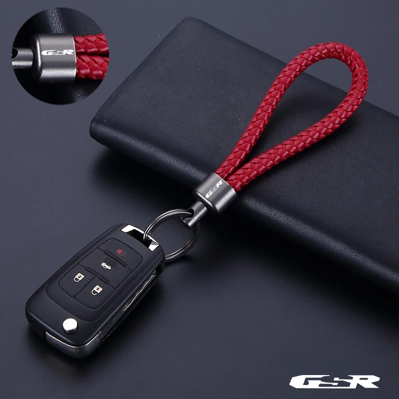 Keyring For SUZUKI GSR 125/250/400/600/750 GSR Series High Quality Motorcycle Accessories Woven Keychain