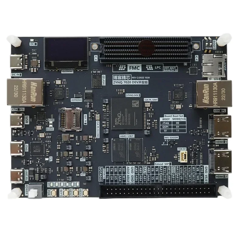 ZYNQ development board 7020 FPGA development board with FMC LPC support AD9361 sub card