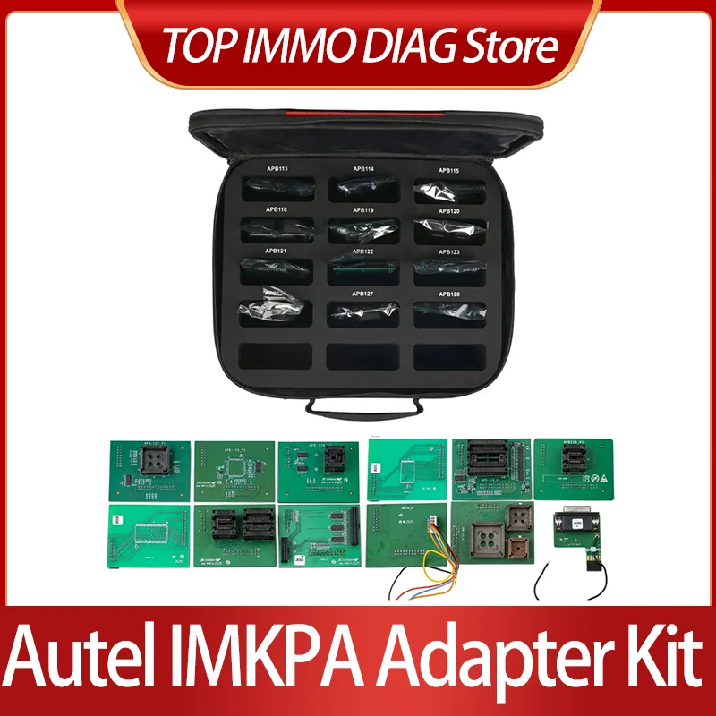 AUTEL MaxiIM IMKPA Adapter Kit MQB 5C 5D Key Programming EWS3 NEC Key Learning ESL W209 Read Write Erase XP400Pro IM508 IM608