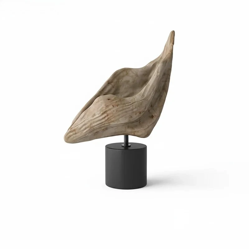 

Минималистичная ретро-статуэтка в виде ракушки, настольное украшение, абстрактное произведение искусства, креативная скульптура из смолы, эстетический декор для комнаты