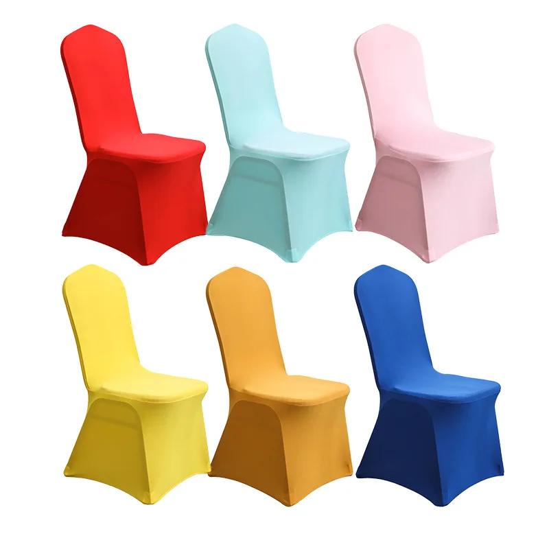 

Hot Sale Spandex Dining Room Chair Covers for Living Room Stretch Chair Slipcovers Protector for Wedding Banquet and Party