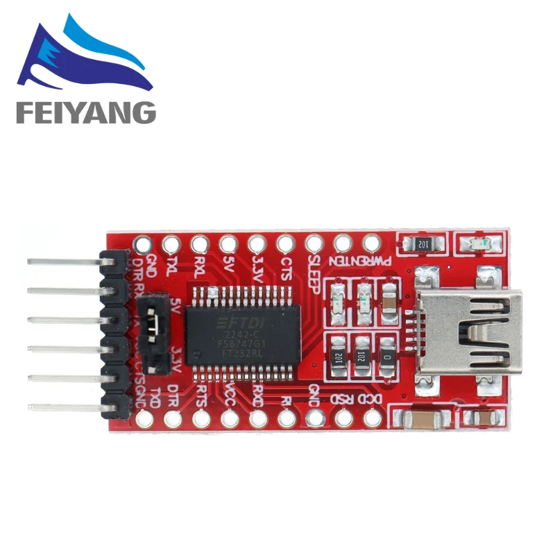 FT232RL FTDI USB 3.3V 5.5V to TTL Serial Adapter Module for Arduino FT232 Pro Mini USB TO TTL 232