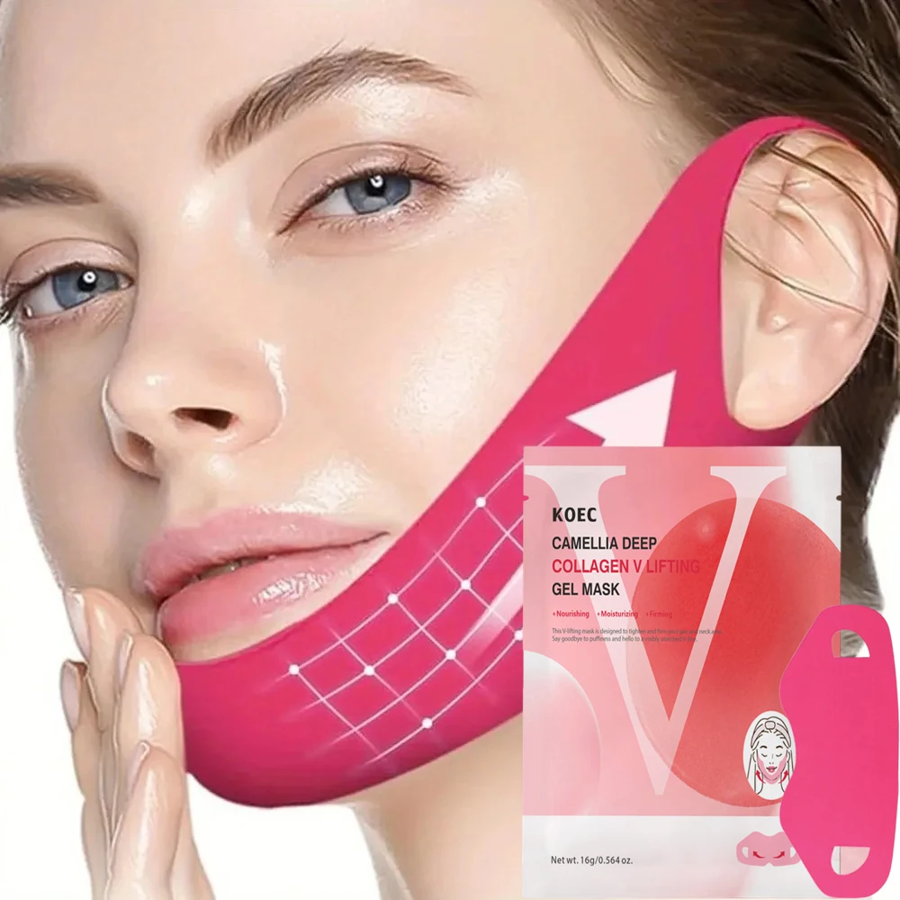 V Shape Slimming Face Mask Patch Lift Firm Tighten Sagging Face Mask Facial Skin Deep Nourishment Masks Korea Face Care Products