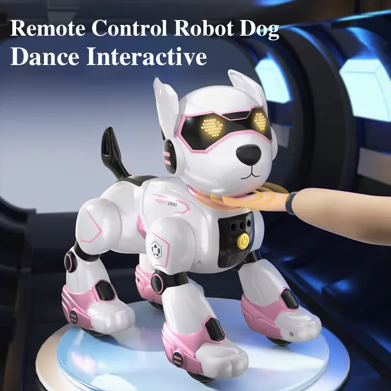 K8 Control remoto Robot perro inteligente cachorro interactivo 2,4 Ghz Control remoto por voz Robot inteligente perro niño regalo juguete