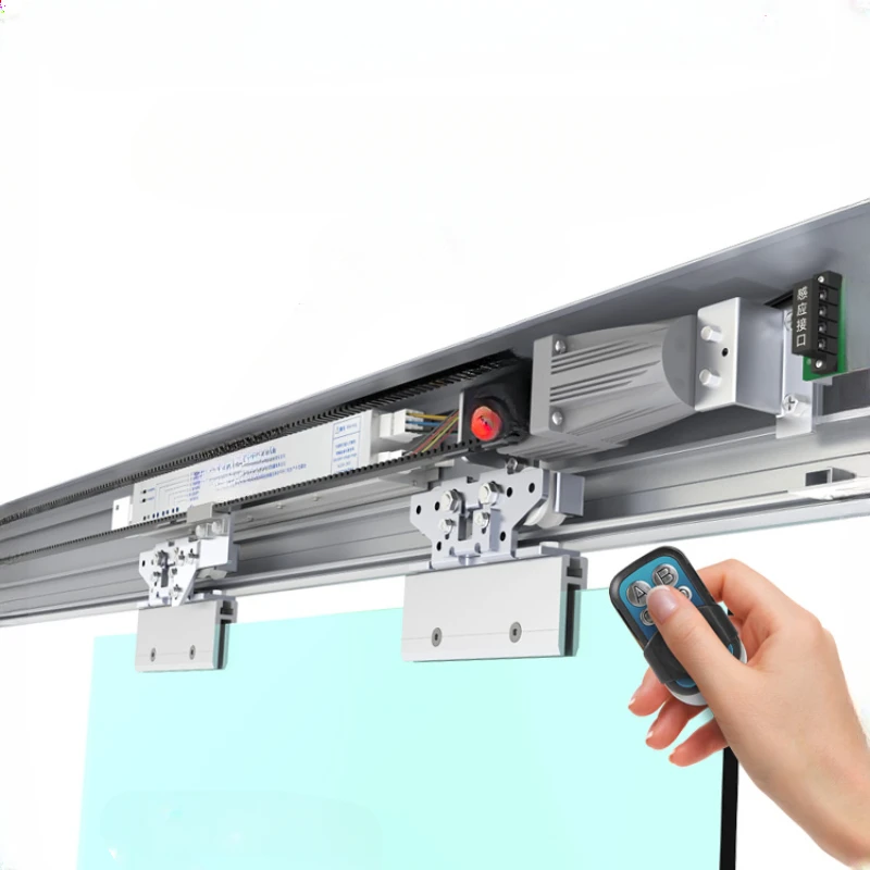 Automatic sliding door motor group electric glass entrance guard controller induction door motor track complete set of