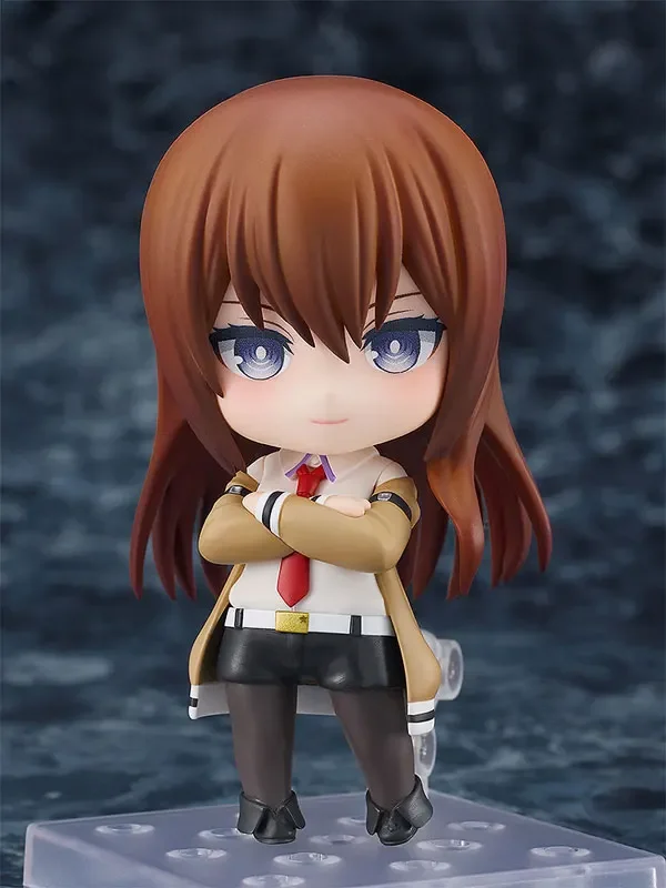 Makise Kurisu Gerbang Steins 10cm # 2521 Figur Aksi Boneka Anime Figur Koleksi Mainan PVC untuk Hadiah Teman