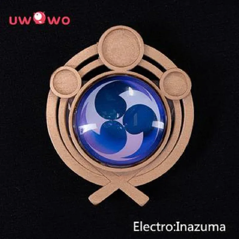 Zizi 2025 UWOWO Inazuma Vision Game Genshin Impact "عين الله" Led تأثيري الدعائم Pyro Cryo Hydro Geo Dendro Electro #6