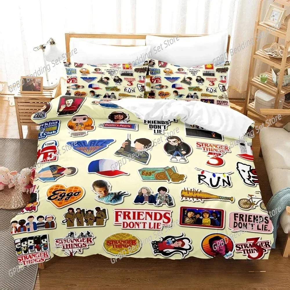 Friends Tv Show Comedy Style Bedding Set Boys Girls Twin Queen Size Duvet Cover Pillowcase Bed Kids Adult Home Textileextile