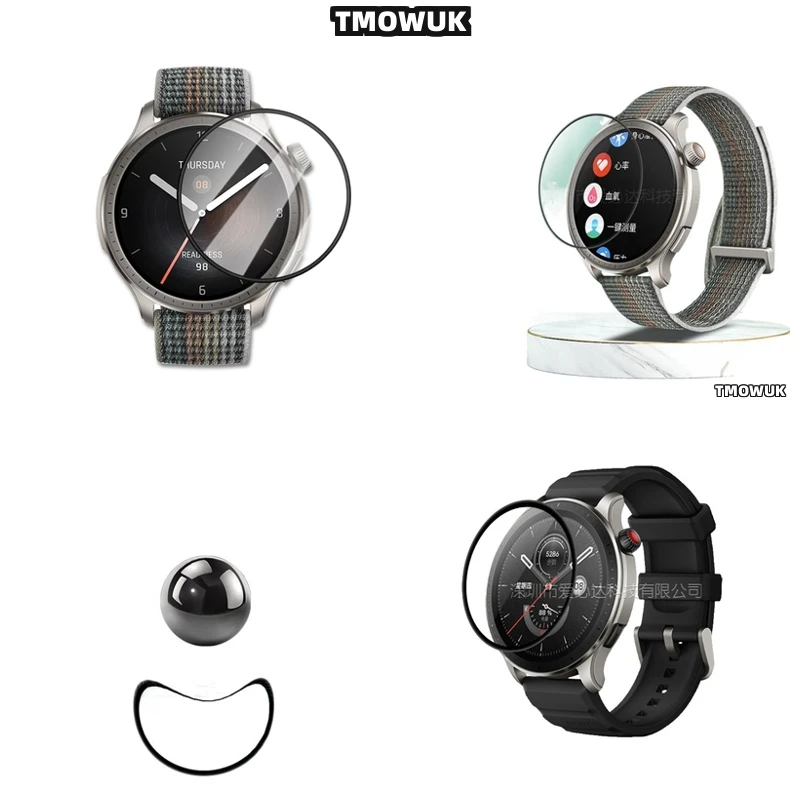 

For Amazfit Balance Precision Fit Film, Flexible Soft Screen Shield