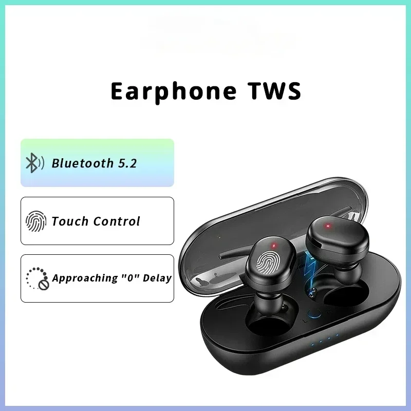 Y30 TWS Bluetooth Earphones 5.0 Wireless Stereo Earbuds In-ear Noise Reduction Waterproof Headphones With Charging Case PK y50