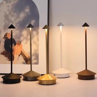 Creative pointed hat desk lamp LED outdoor atmosphere camping light bar, dining bar, coffee shop decoration night light