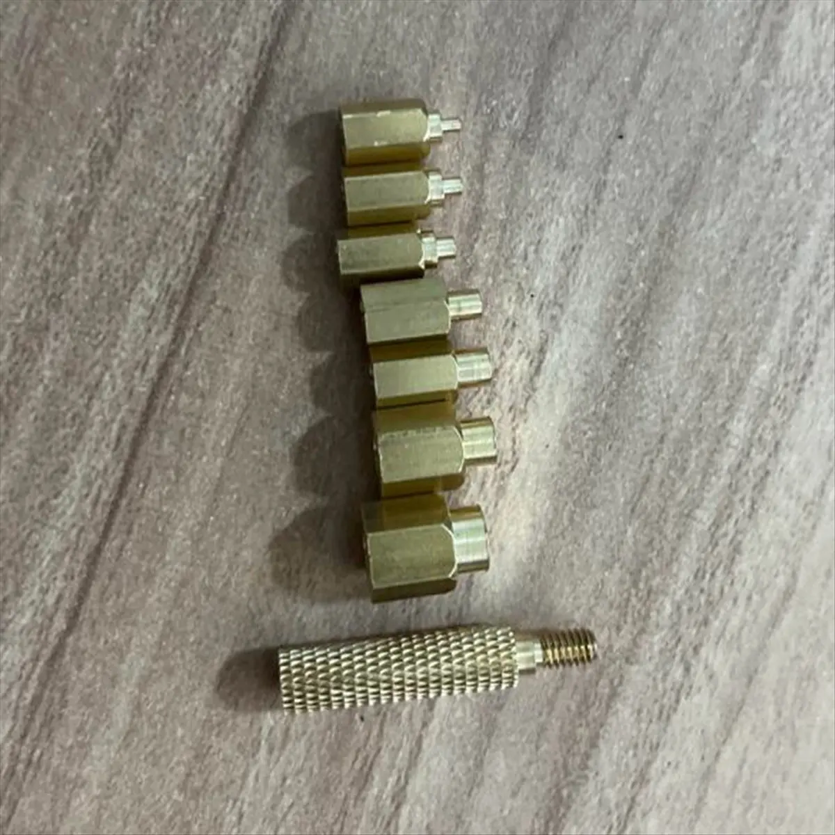 AT16 Heat Insert Nut Iron Tip M2-M8 Brass Thread Head Hot Melt Nut Heat Insertion Tool for Plastic 3D Printer Soldering Iron