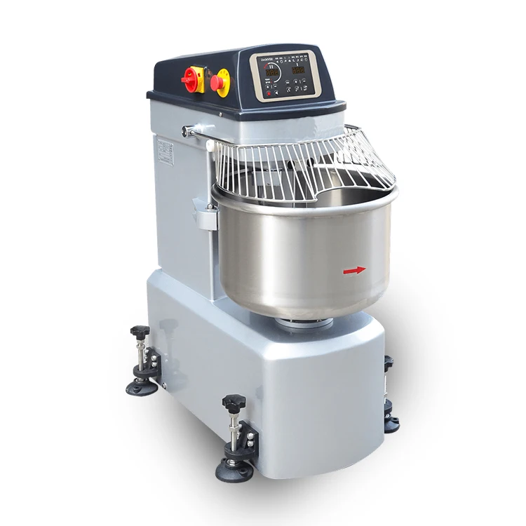 

Industrial Brakery Kneading Machine Automatic Big Bowl Commercial Stainless 25kg 50kg Spiral Bread Mixing Flour Dough Mixer