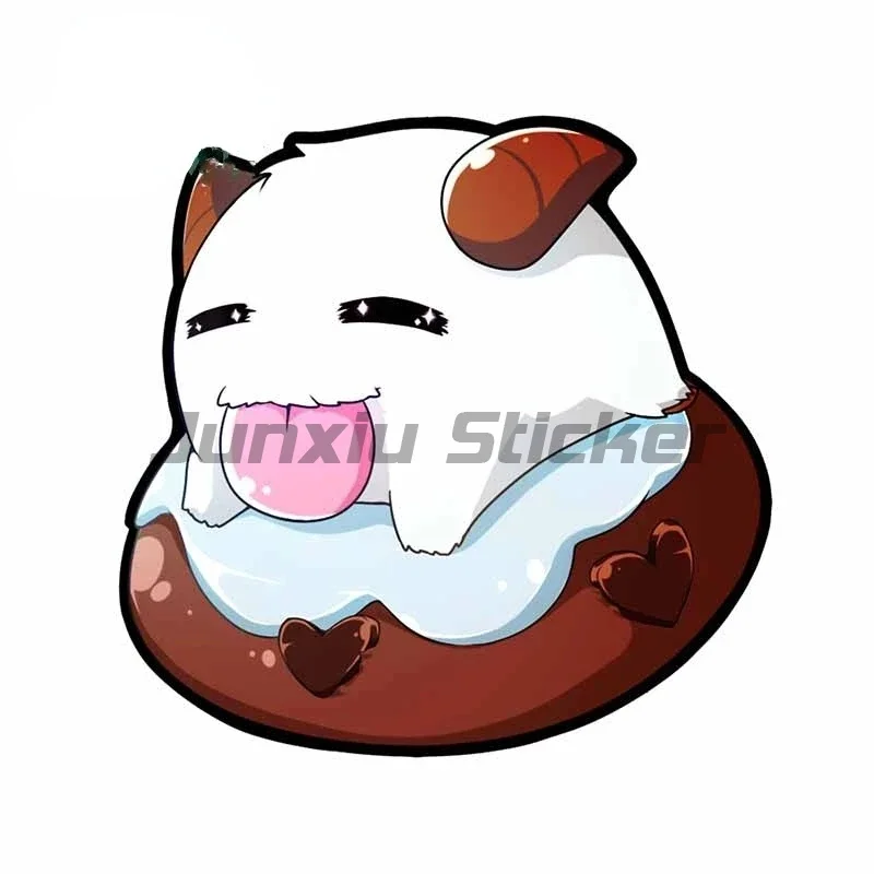 ملصقات سيارة من الفينيل من Poro Peeker، شارات جدارية لنافذة الكمبيوتر المحمول، شارات ملحقات السيارة على الزجاج الأمامي