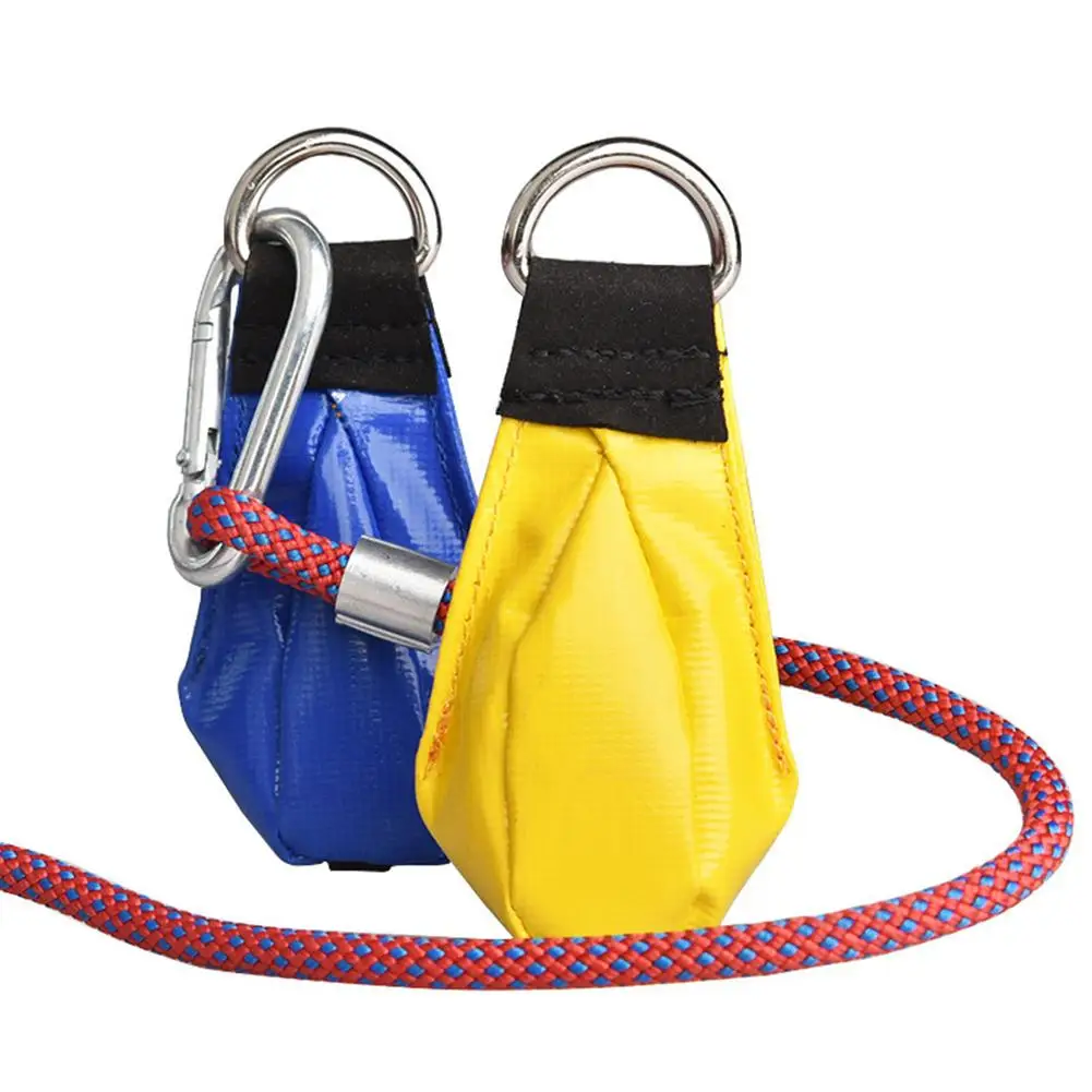 2023 Outdoor Throw Weight Bag Pouch Tear-resistant Safety Rope Throwing Sandbag For Field Tree Rock Climbing