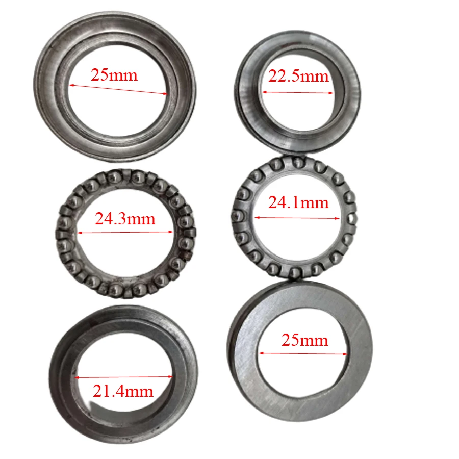 B271 Motorcycle Head Bearing Wave Plate Bearings For Honda WY125 XF125 CG125 CBT125 CM250 Pressure Ball Direction Column Bearing