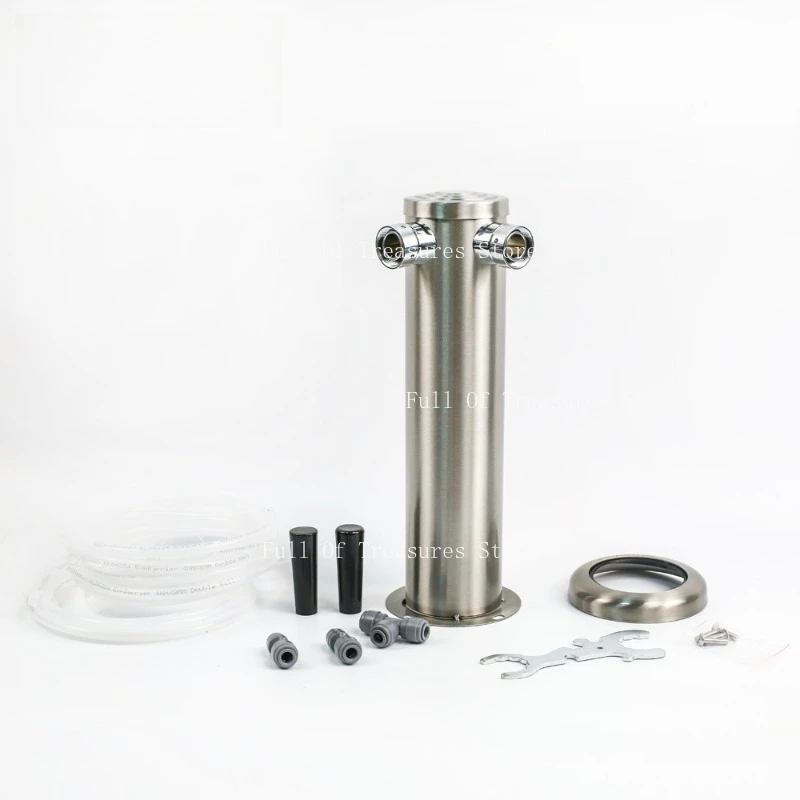 Craft Beer Equipment Stainless Steel Beer Machine Double Hole Wine Column Homemade Bar Wine Column Accessories Set for KegLand