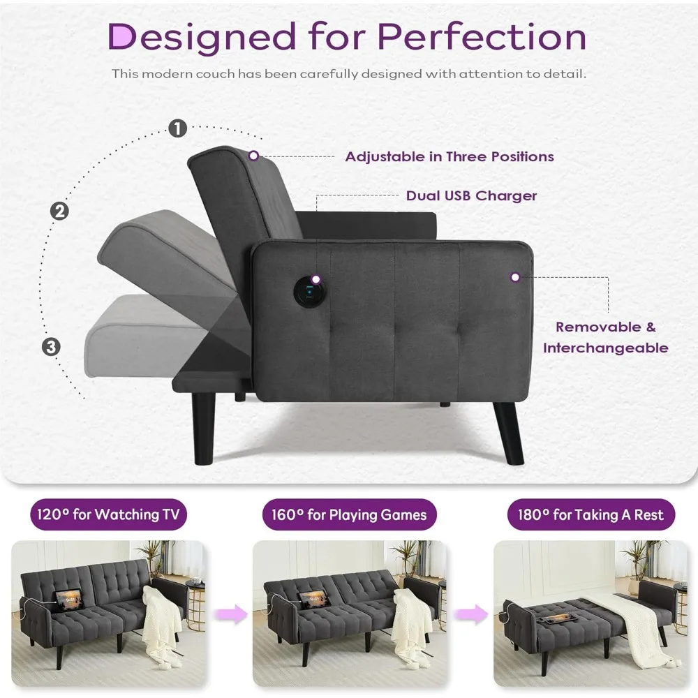 Thumbnail 4 - #31 Top 40 Convertible Sofa Beds Worth Buying In 2026