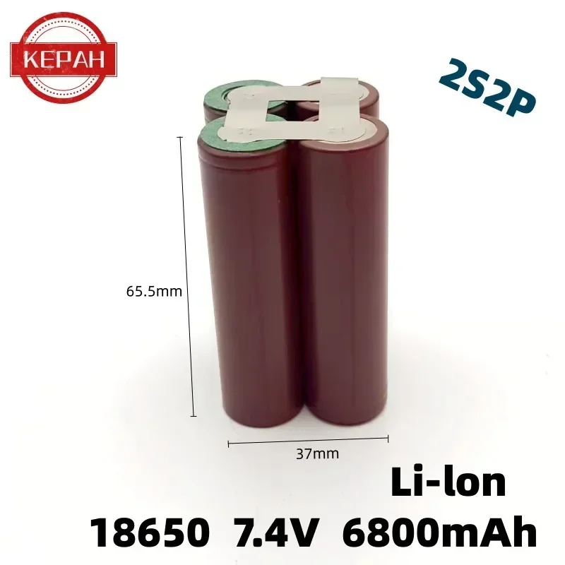 Batteria personalizzata 18650 HG2 cacciavite 30A trapano elettrico batteria Li-lon 3 s2p 4 s2p 5 s2p 1 s3p 2 s2p 3.7V-21V 3400mAh -6800mAh