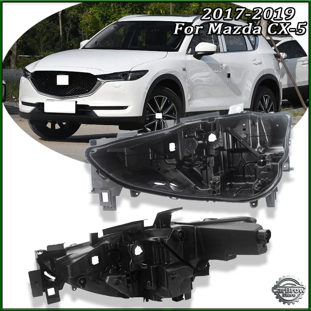 

Headlamp Base For Mazda CX-5 2017 2018 2019 2020 Headlight Rear Shell Headlight House Black Rear Shell