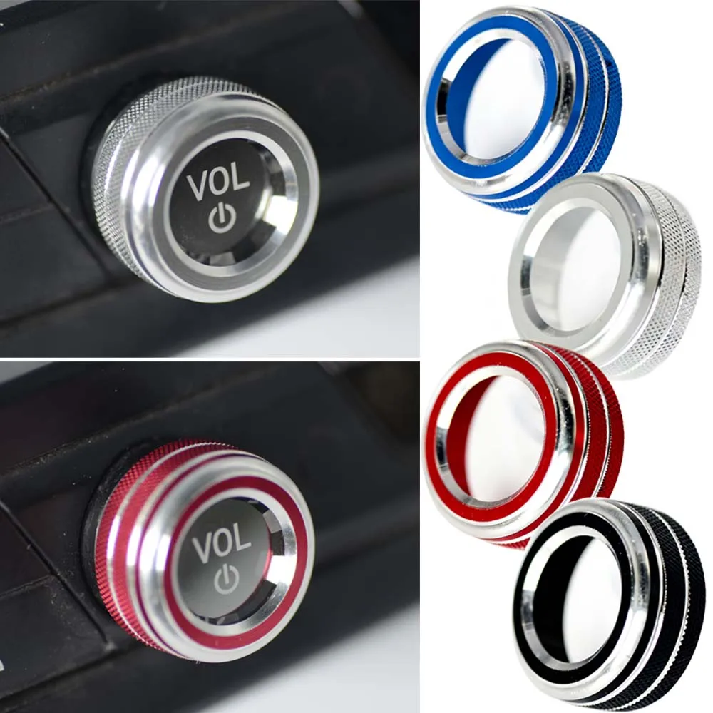 Auto-Mittelkonsole Lautstärkeregler-Zierring-Aufkleber für BMW 3er 4er 8er Serie X3 X4 X5 X6 X7 Z4 G20 G22 G14 G15 G05 G06 G07 G29