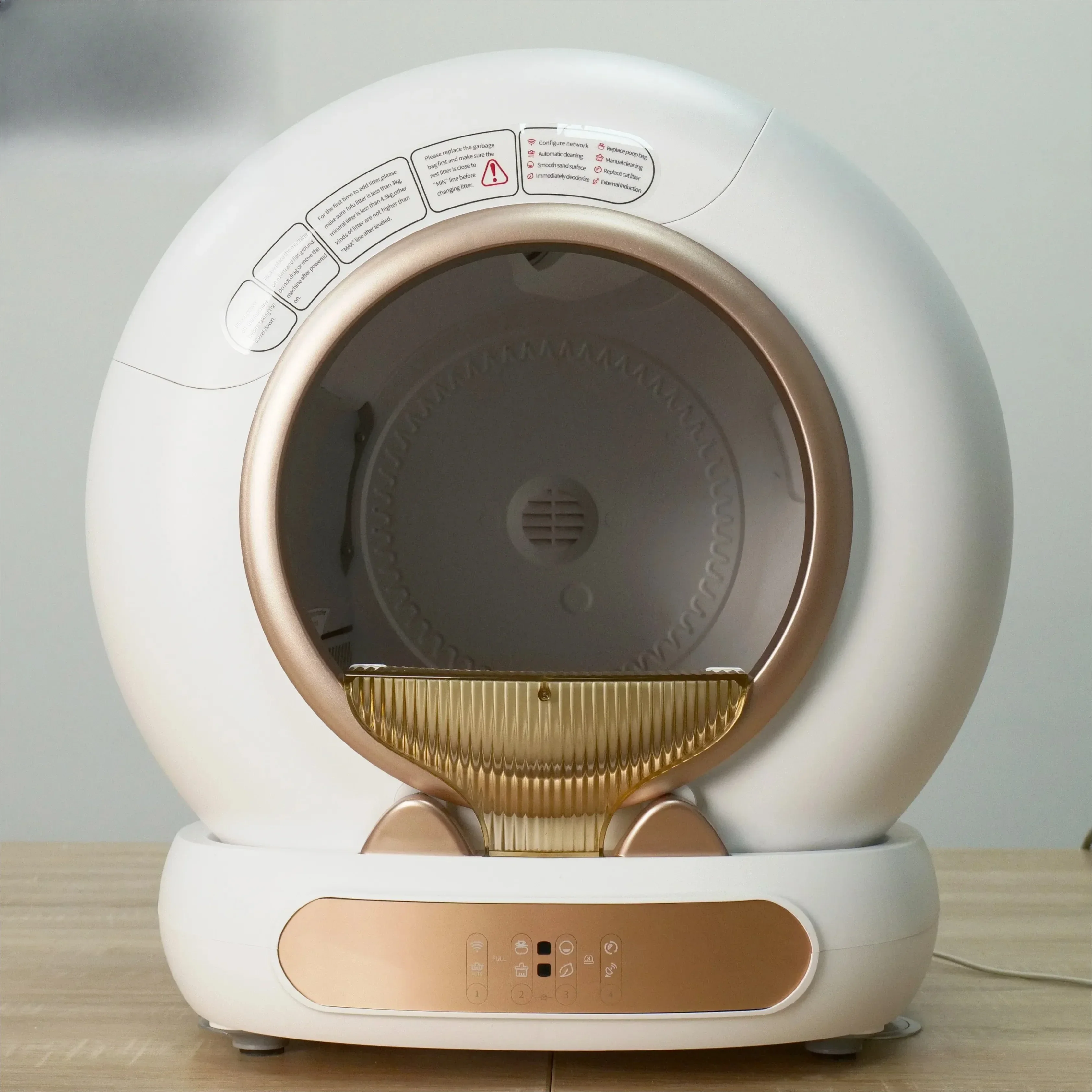 New Cat Litter Box Automatic Self-Cleaning With 65L Large Space Smart Toilet For Multiple Cat Remote App
