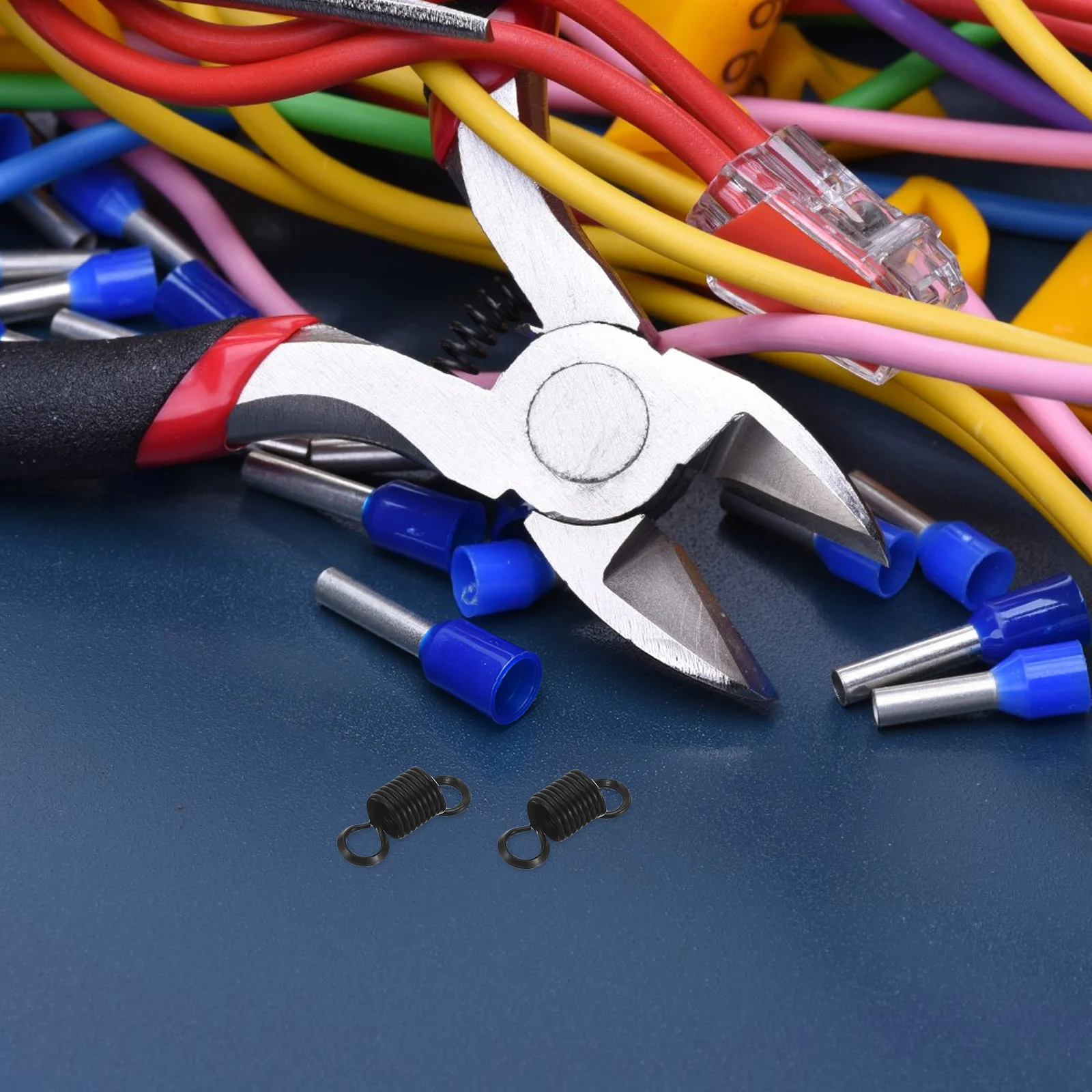 2 قطعة التوتر ل سلك متجرد سبائك الصلب استبدال متجرد كماشة الربيع سلك القاطع أداة الربيع تجريد أداة التوتر