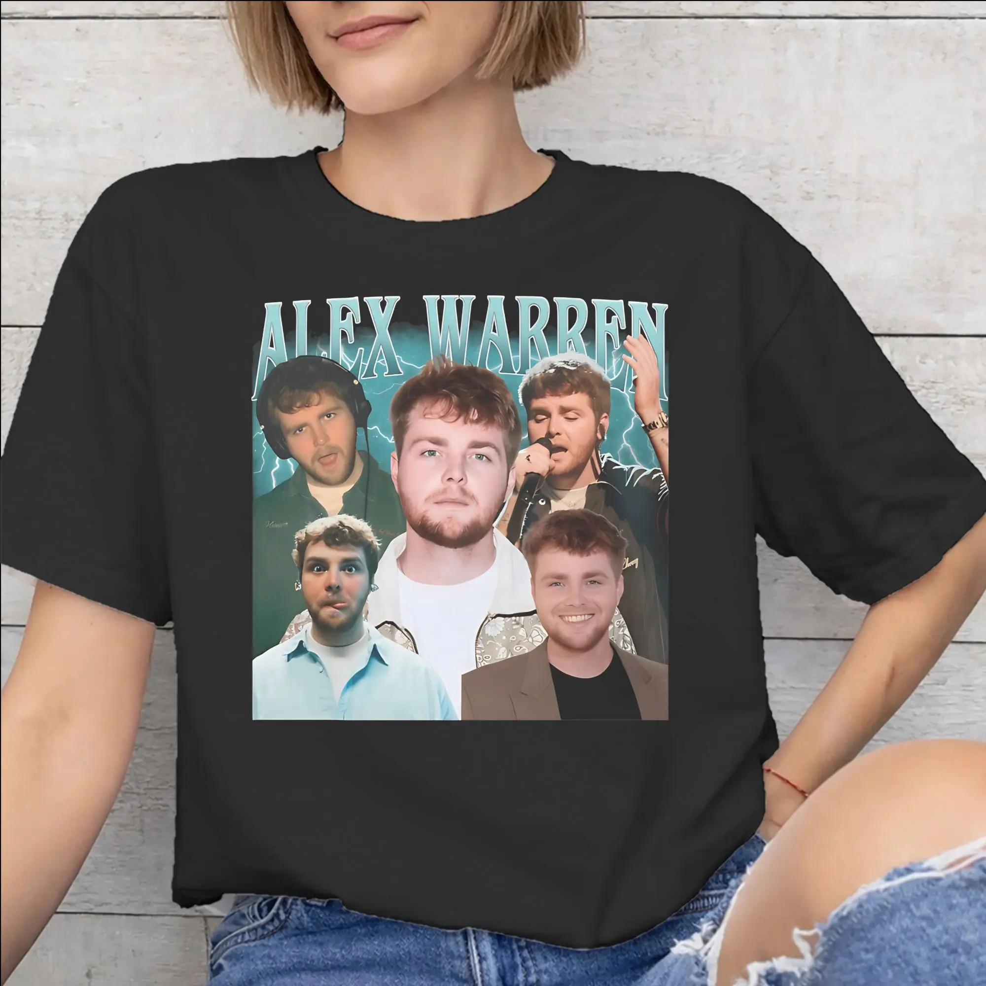 Alex Warren Little Orphan Live Tour 2026 Print T Shirt for Men Women  100% Cotton  Tee Shirt Clothing