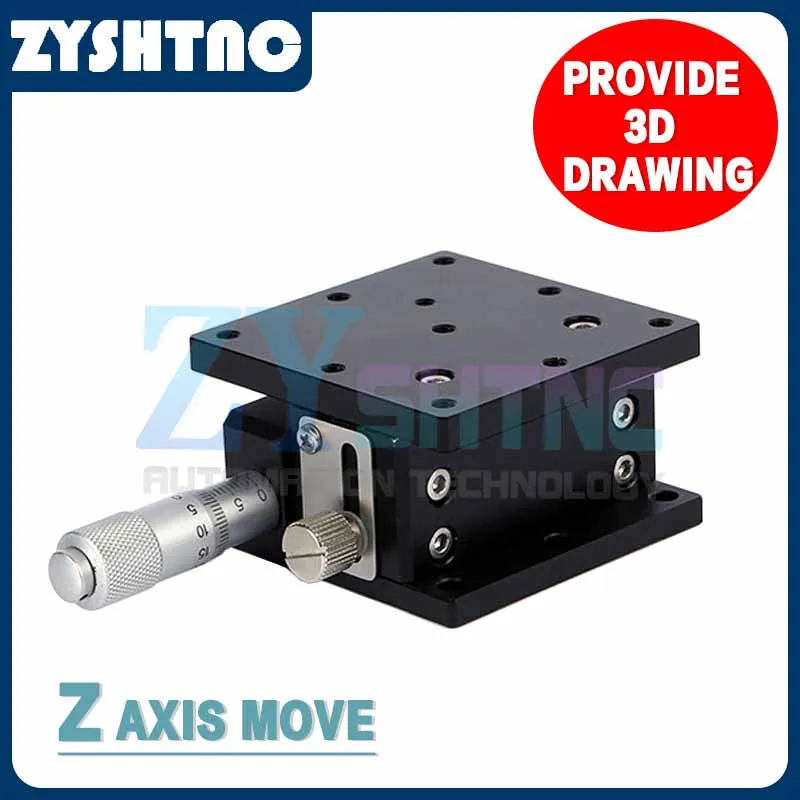 

Ось Z 40/60/80/90/100/125 Оптическая платформа смещения Высокоточный микрометр Регулируемая по высоте Скользящий стол Раздвижной стол