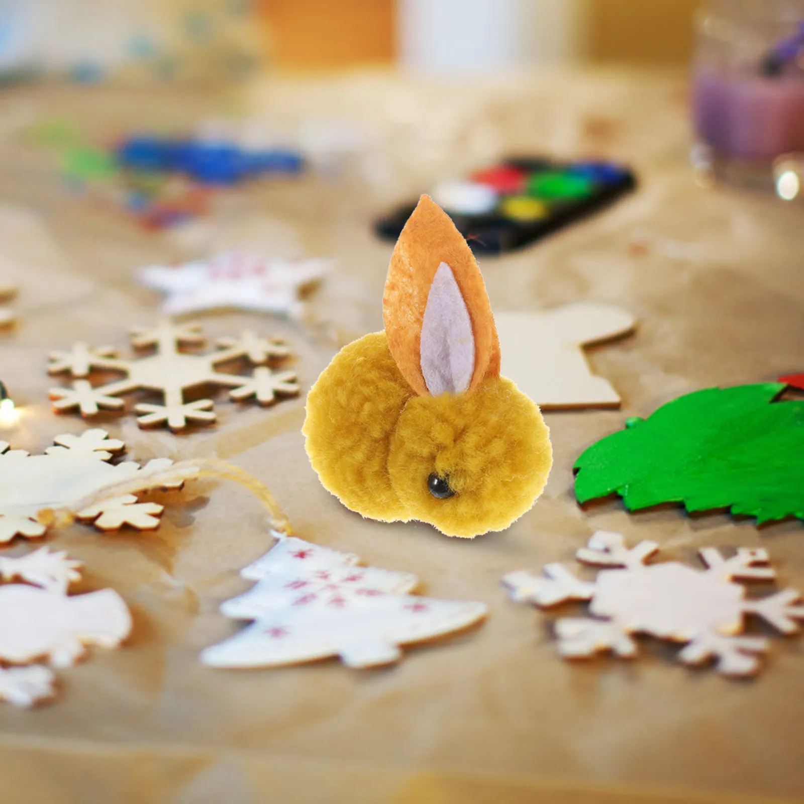 

12Pcs Christmas Rabbit Tiny Soft Decoration Mini Bunnies Christmas Tree Decors Lovely Bunny Ornament Desktop Party Decor