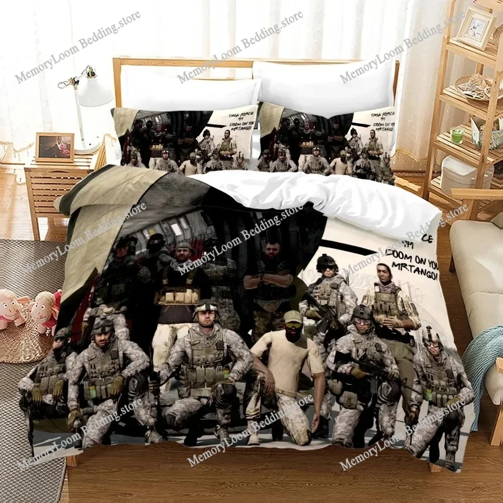 Call of Duty Warzone 3D Print Bedding Set Single Twin Full Queen King Size Game Bed Set Aldult Kid Bedroom Duvet Cover Sets view 5