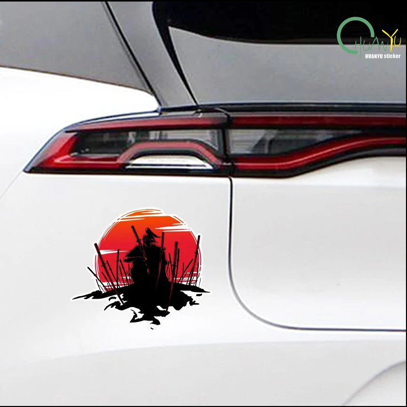 For Samurai Warrior Car Accessories Sticker Scratch-Proof Sunscreen Decor Camper Windows Graffiti Decal
