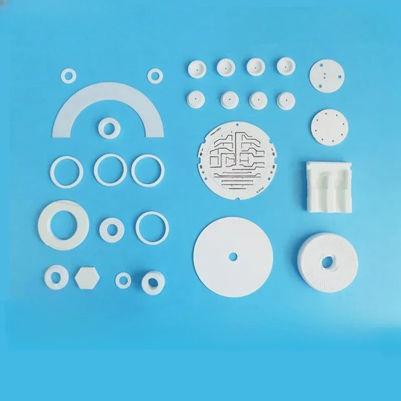 Customized alumina ceramic ring with a diameter of 3/3.5/8/8.4/16/50mm, insulated and heat-resistant circular gasket