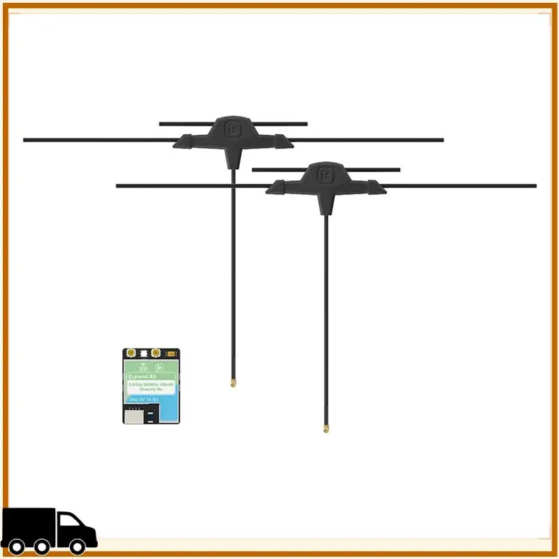 

A35M-ELRS Dualband Receiver 2.4G/900M 100Mw Diversity RX Dual 70Mm Antenna For FPV Long Range Freestyle Drone Parts