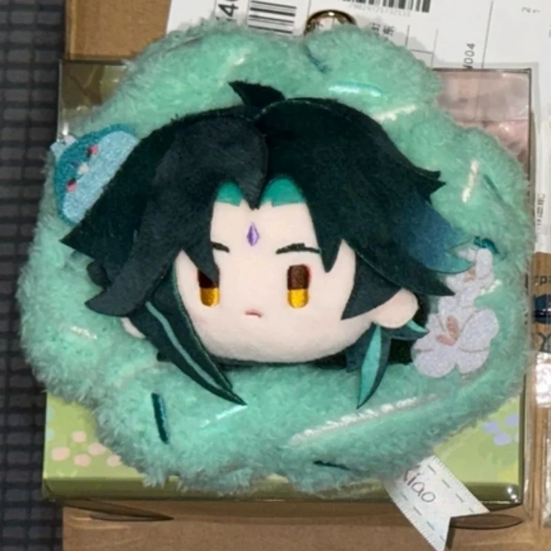 Genuine Genshin Impact Spring Blossom Tales Series Cute Wreath Plush Charm Flins Xiao Barbatos Venti Lyney Collectible Toy Gift