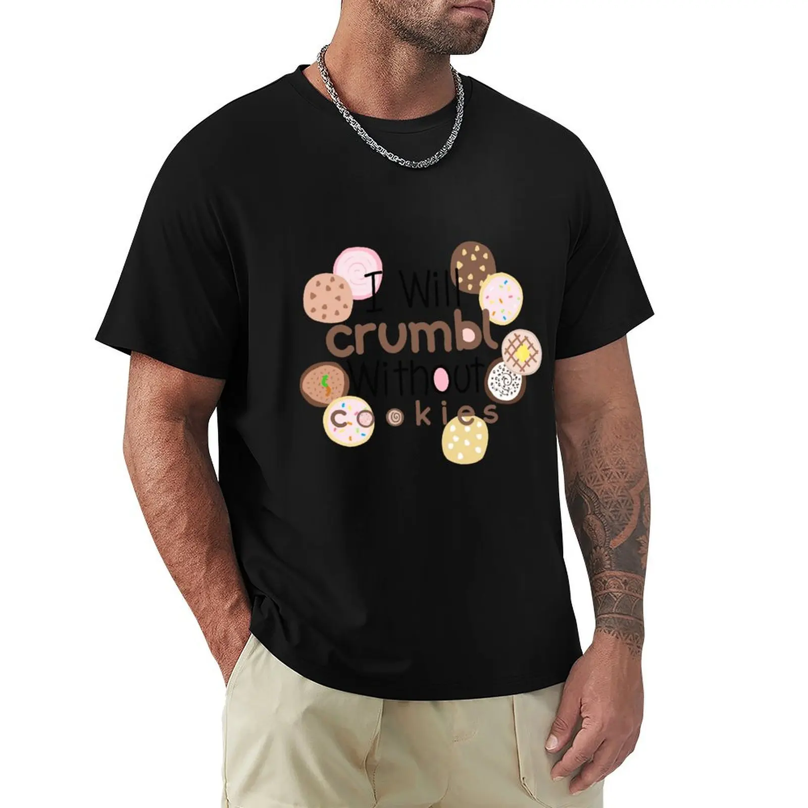 

Crumbl Cookie T-Shirt Basic Solid Color Short Sleeve Cotton Top