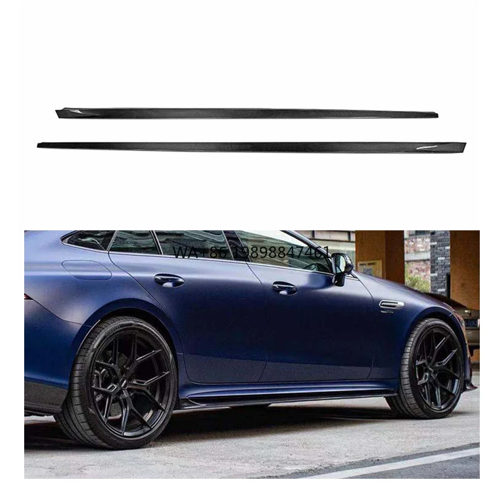 

Prepreg Dry Carbon Fiber Car Parts Bodykit Side Skirts for Mercedes Benz AMG GT43 GT53 GT50 4 Door X290