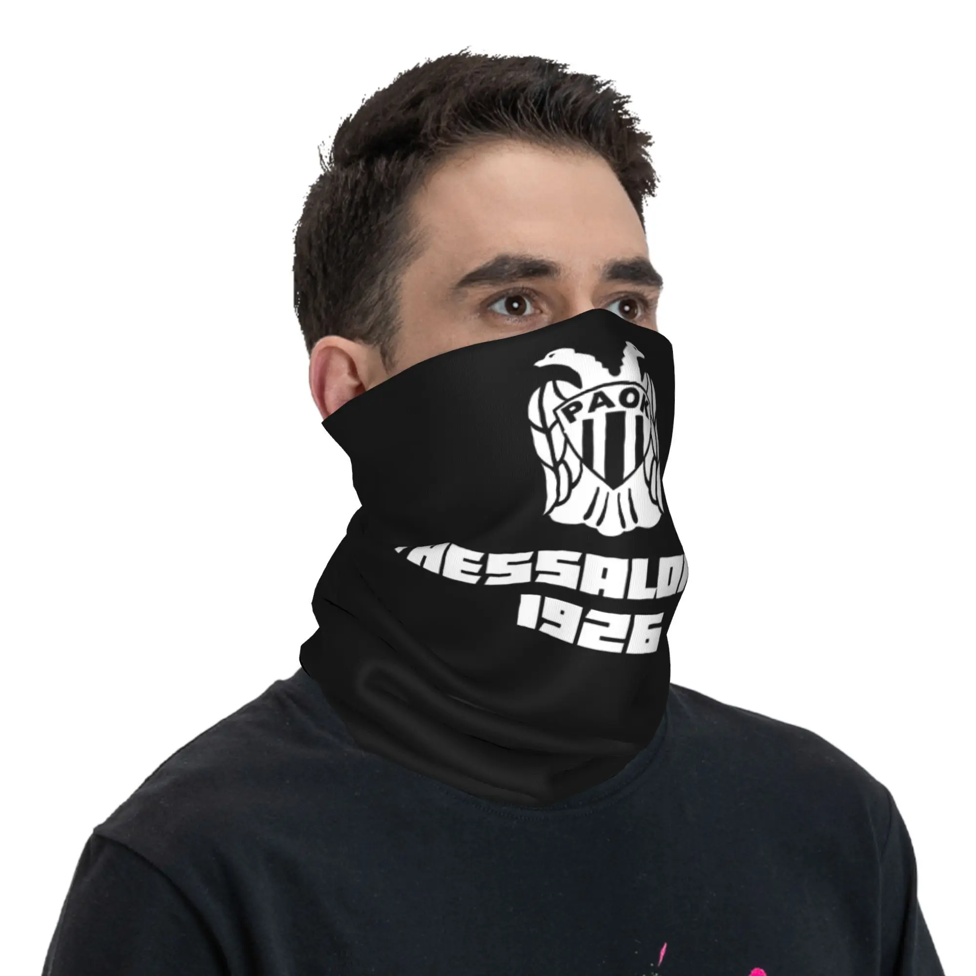 Paok thessaloniki ultras hooligans bandana pescoço gaiter impresso máscara cachecol multi-uso bandana caminhadas pesca unisex adulto